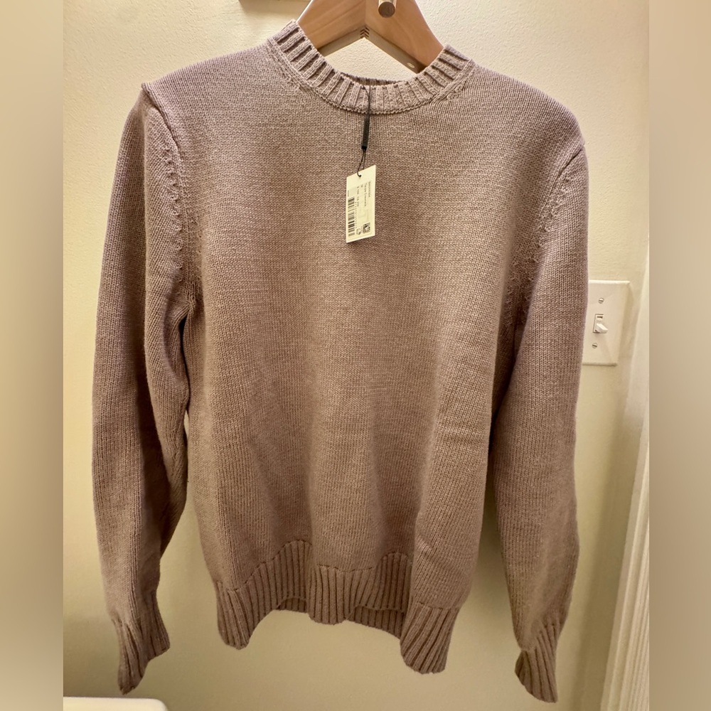 NWT - M - Suit Supply Men's Crewneck Sweater in Taupe